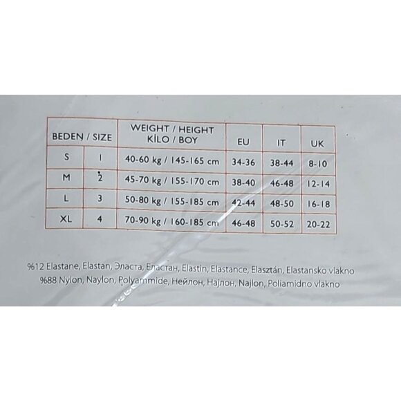 Penti 57 Skin #4 XL Sheer Tights – 20 Den Matte Nylon Elastane 5749 - Picture 7 of 10